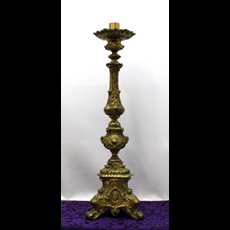 23" Brass Candlestick 1 1/4" Socket SKU C1023-001